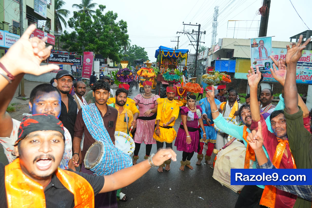 Razole Taluka Ganesh Nimajjanam